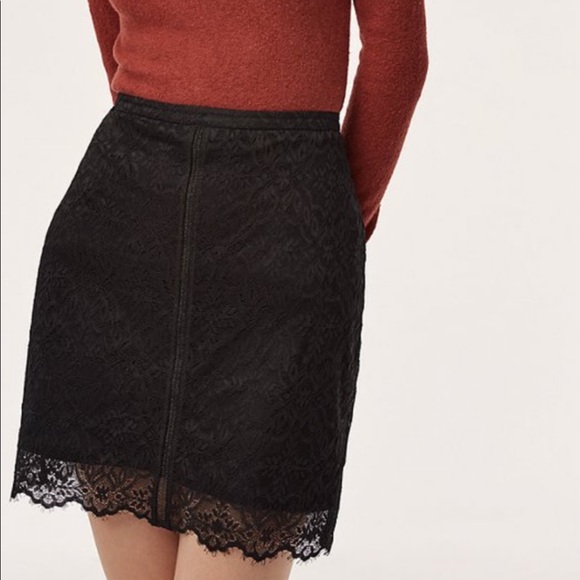 Wilfred Lis Skirt, black lace